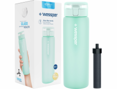 Wessper Skleněná láhev ActiveMax 680ml mátová