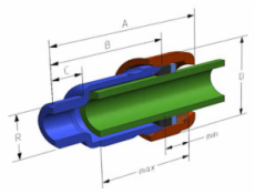 AGAflex Konektor typu AK GZ 1 a 1/4 - 10010004