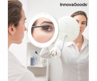 InnovaGoods Kosmetické zrcátko s LED zvětšovacím zrcátkem...