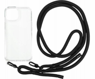 MOBILE ORIGIN Pouzdro Lanyard, průhledné - iPhone 14