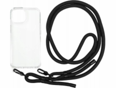 MOBILE ORIGIN Pouzdro Lanyard, průhledné - iPhone 14