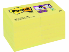 Post-it Samolepicí nálepky Super Sticky 51x51 mm 12x90 kartiček. žluť