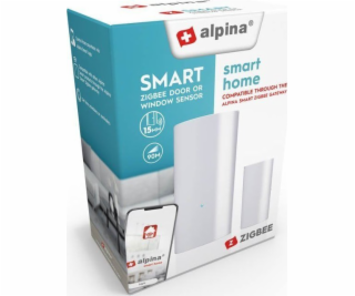 Alpina - Inteligentní senzor otevírání oken, síť Zigbee