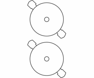 Avery Zweckform ETYK.ZF L7676 25 PRŮMĚR 117 CD BÍLÉ ETIKE...