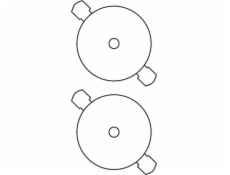 Avery Zweckform ETYK.ZF L7676 25 PRŮMĚR 117 CD BÍLÉ ETIKETY 25 LISTŮ - L7676-25 N
