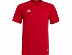 Adidas Dětské tričko Entrada 22 Tee červené HC0446 140cm