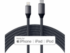 Satechi Kabel USB-C - Lightning 1,8 m černý (ST-TCL18M)