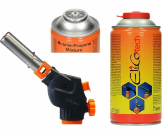 ElicoTech MULTIFUNKČNÍ HOŘÁK RK-3104C 7/16 + PLYN 300ml E...