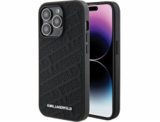 Karl Lagerfeld Karl Lagerfeld KLHCP15XPQKPMK iPhone 15 Pro Max 6.7 černý/černý pevný kryt s prošívaným K vzorem