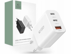 Tech-Protect Nabíječka TECH-PROTECT NC30W 3PORTOVÁ SÍŤOVÁ NABÍJEČKA PD30W/QC3.0 BÍLÁ