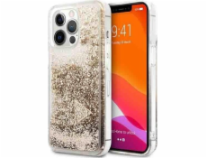 Guess Pouzdro Guess pro iPhone 14 Pro 6.1 zlaté/zlaté s třpytivými přívěsky