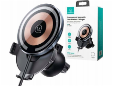 Usams Držák do auta US-CD164 15W indukční magnetický 2v1 do mřížky