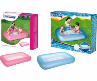Bestway Nafukovací bazén 165x104x25 cm růžovo-modrý