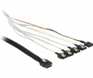 Delock 1m, černý (83314)