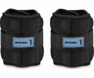 Spokey Závaží na suchý zip, neoprenové, 1 kg, forma na dr...
