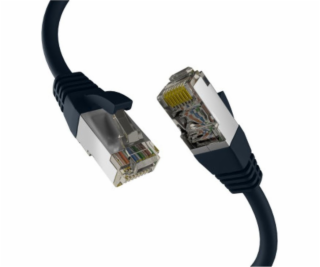 EFB EFB CAT8.1 ČERNÝ 7,5m RJ45 PATCHKABEL S/FTP PIMF