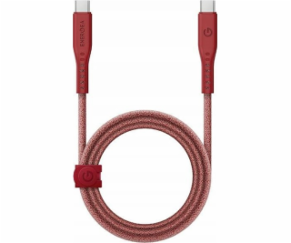 Energea USB kabel USB-C - USB-C 1,5 m červený