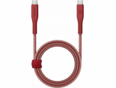 Energea USB kabel USB-C - USB-C 1,5 m červený
