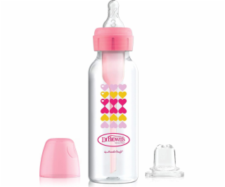 Dr Browns Láhev Dr. Browns s dudlíkem a hubičkou 250ml rů...
