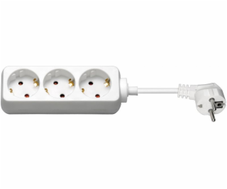 Goobay Prodlužovací kabel 3 zásuvky s/bez zásuvky 1,5 m, ...