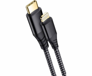 NoName USB kabel USB-C - Lightning 1,2 m šedý (5901924963...
