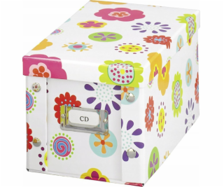 Zeller CD box, 20 kusů - květinový motiv, ZELLER