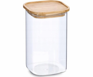 Zeller Sklenice s bambusovým víkem, 1400 ml, 11 x 11 x 17...