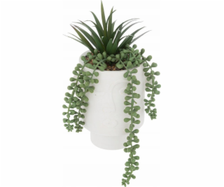 Atmosphera Umělá rostlina v květináči senecio, 25 cm