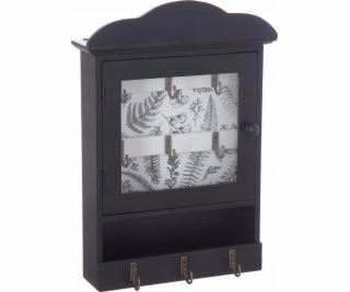 Atmosphera Dřevěná klíčenka úložný prostor, vintage styl,...