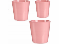 Ibergarden Sada keramických květináčů CONICAL, pastelové barvy, 3 kusy