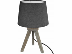 Atmosphera Stolní lampa MINI GRIS Stolní lampa, dřevěné nohy, 30 cm