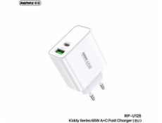 Remax Nabíječka ŁAD SIEC REMAX KIDDY SERIES 65W RP-U125 USB/USB-C BÍLÁ