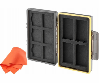 JJC Pouzdro na SD kartu a AA baterie BC-3SD6AA pro 8 AA b...