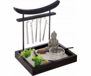 Atmosphera Dekorace Buddha a zvony ZEN GARDEN, 15 x 12 x ...