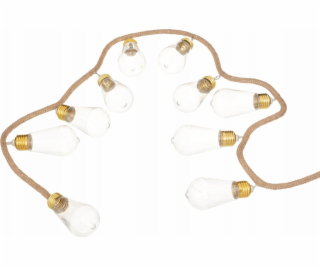 Atmosphera Dekorativní girlanda 10 LED žárovek, 165 cm