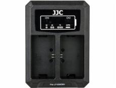 JJC Nabíječka fotoaparátů JJC DCH-LPE6 Dvoukanálová nabíječka pro baterie LP-E6
