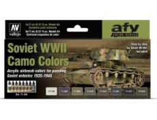 Vallejo Vallejo: AFV - Sovětské kamuflážní barvy z druhé světové války 8x17