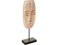 Atmosphera Dřevěná maska SAFARI, etnický motiv, přírodní hnědá, výška 46,5 cm
