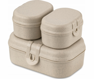 Koziol Svačinový box PASCAL READY MINI, sada 3 nádob, KOZIOL