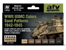 Vallejo Vallejo: AFV - WWII USMC Colors Sand Patterns 6x17