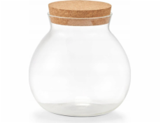Zeller Objemná sklenice s korkem, 1050 ml