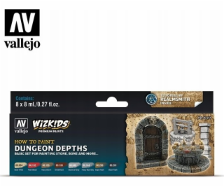 Vallejo Vallejo: Wizkids - Hloubky jeskyně 8x8 ml