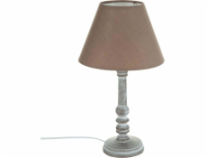 Atmosphera Stojací lampa s dřevěnou základnou, zajímavý doplněk k osvětlení vintage místností