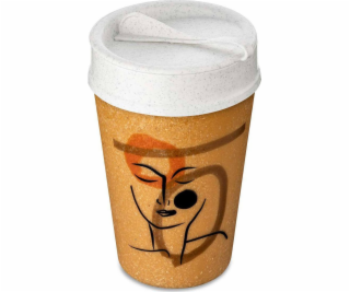 Koziol ISO TO GO FACE kelímek na kávu s sebou, 400 ml, KO...