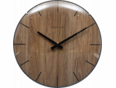 Atmosphera Atmosférické hodiny se skleněným ciferníkem MAELI, O 30 cm