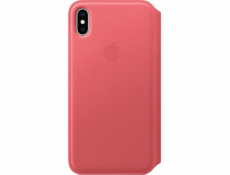 Apple Kožený kryt Folio pro iPhone XS Max – Dusty Pink – MRX62ZM/A