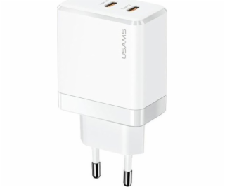 Usams Nabíječka USAMS 2xUSB-C T54 40W PD Fast Charging bí...