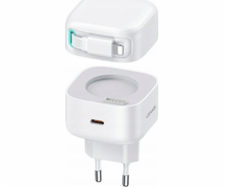 Usams Nabíječka US-CC202 USB-C do zásuvky + kabel Lightni...