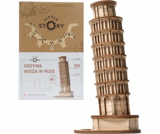 Little-Story Dřevěné puzzle Little Story 3D model - Šikmá...