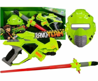 LeanToys Maska Weapon Space Sword světle zelená